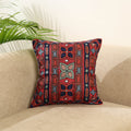 Multicolor Silk Thread Crewel Embroidery Cushion Cover
