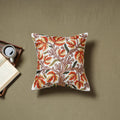 Multicolor - silk thread crewel hand embroidery cushion
