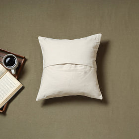 Multicolor - silk thread crewel hand embroidery cushion