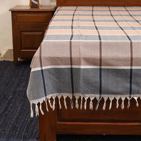 Multicolor - single handloom cotton bed sheet (90 x 60 in)