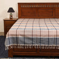 Multicolor - single handloom cotton bed sheet (90 x 60 in)
