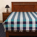 Multicolor - single handloom cotton bed sheet (90 x 60 in)