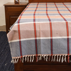 Multicolor - single handloom cotton bed sheet (90 x 60 in)