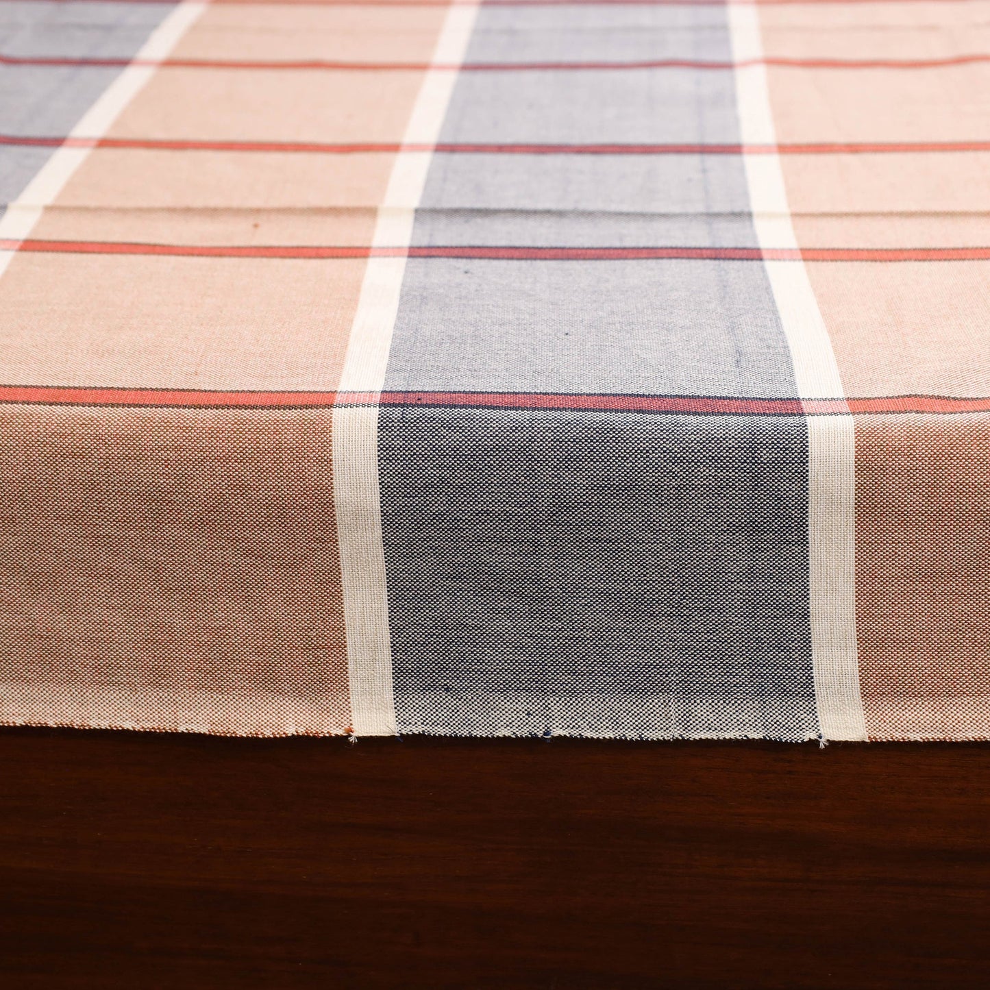 Multicolor - single handloom cotton bed sheet (90 x 60 in)