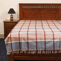 Multicolor - single handloom cotton bed sheet (90 x 60 in)