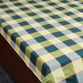 Multicolor - single handloom cotton bed sheet (90 x 60 in)