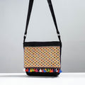 Multicolor Soof Stitch Embroidery Pure Handloom Sling Bag