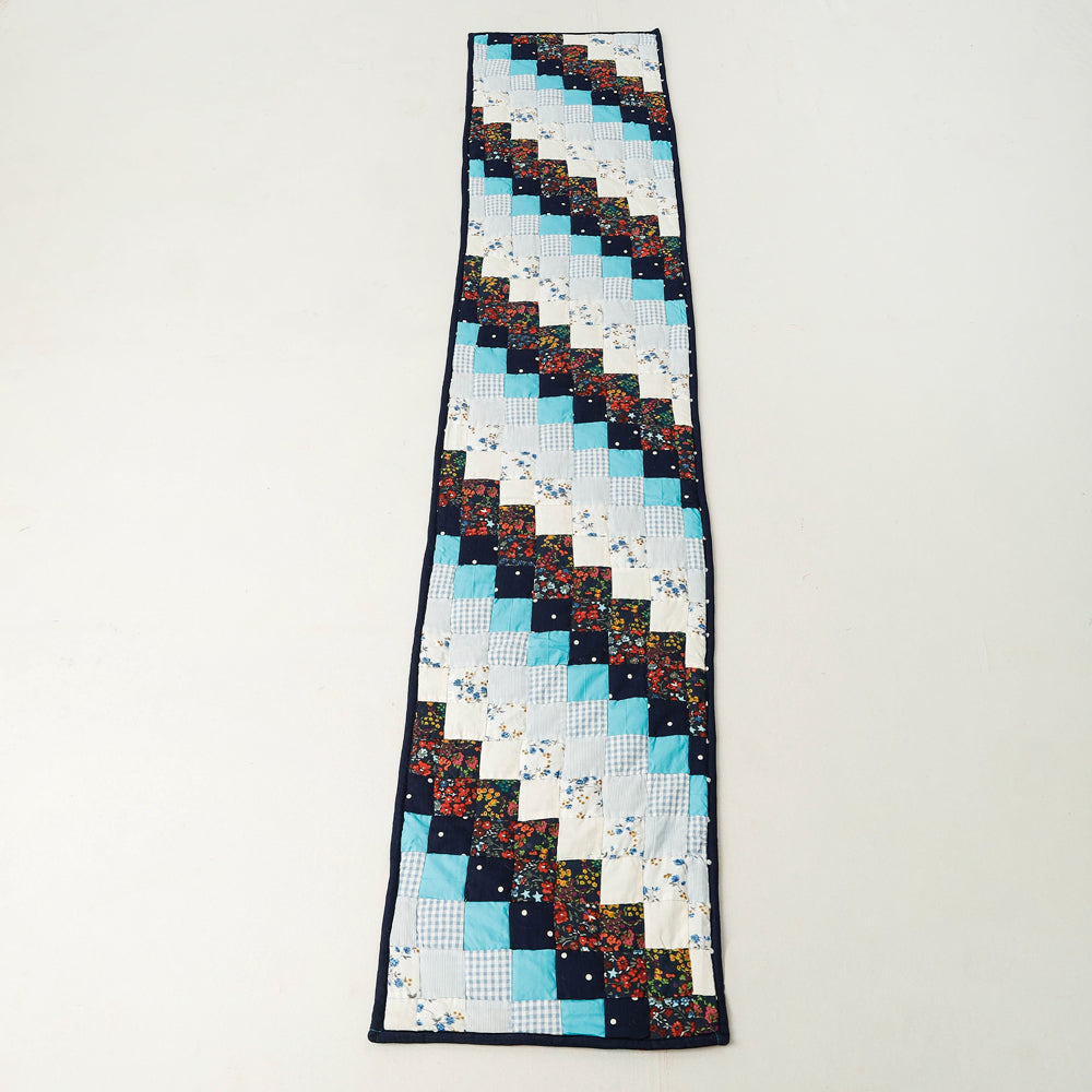 Multicolor Applique Quilted Table Runner Online in India