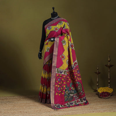 Multicolor - srikalahasti handpainted natural dyed