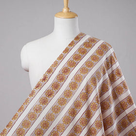  Sanganeri Block Print Fabric - Floral Rajasthani