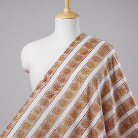  Sanganeri Block Print Fabric - Floral Rajasthani