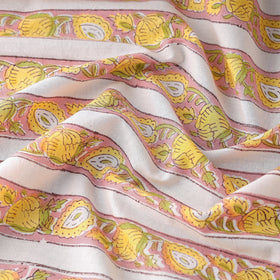  Sanganeri Block Print Fabric - Floral Rajasthani