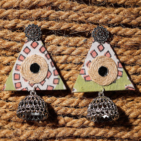 Multicolor - suchi handcrafted gs fabart jhumki earrings