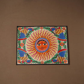 Handpainted madhubani painting by hira devi (22 x 29 in) 11
