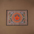 Handpainted madhubani painting by hira devi (22 x 30 in) 08
