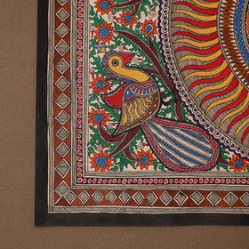 Handpainted madhubani painting by hira devi (22 x 30 in) 08