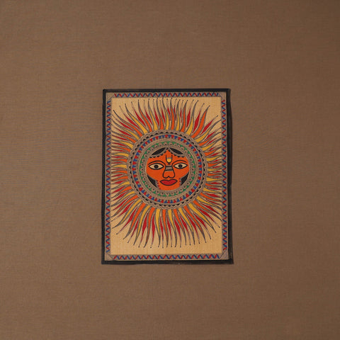 Handpainted madhubani painting by hira devi (14 x 11 in) 31