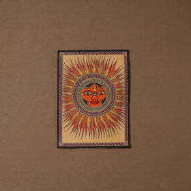 Handpainted madhubani painting by hira devi (14 x 11 in) 31