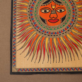 Handpainted madhubani painting by hira devi (14 x 11 in) 31