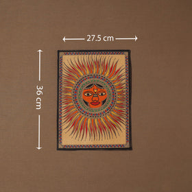 Handpainted madhubani painting by hira devi (14 x 11 in) 31