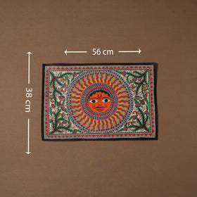 Handpainted madhubani painting by hira devi (15 x 22 in) 25