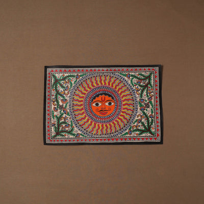 Handpainted madhubani painting by hira devi (15 x 22 in) 25