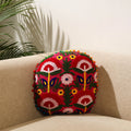 Multicolor - suzani embroidery cushion cover (16 x 16 in)