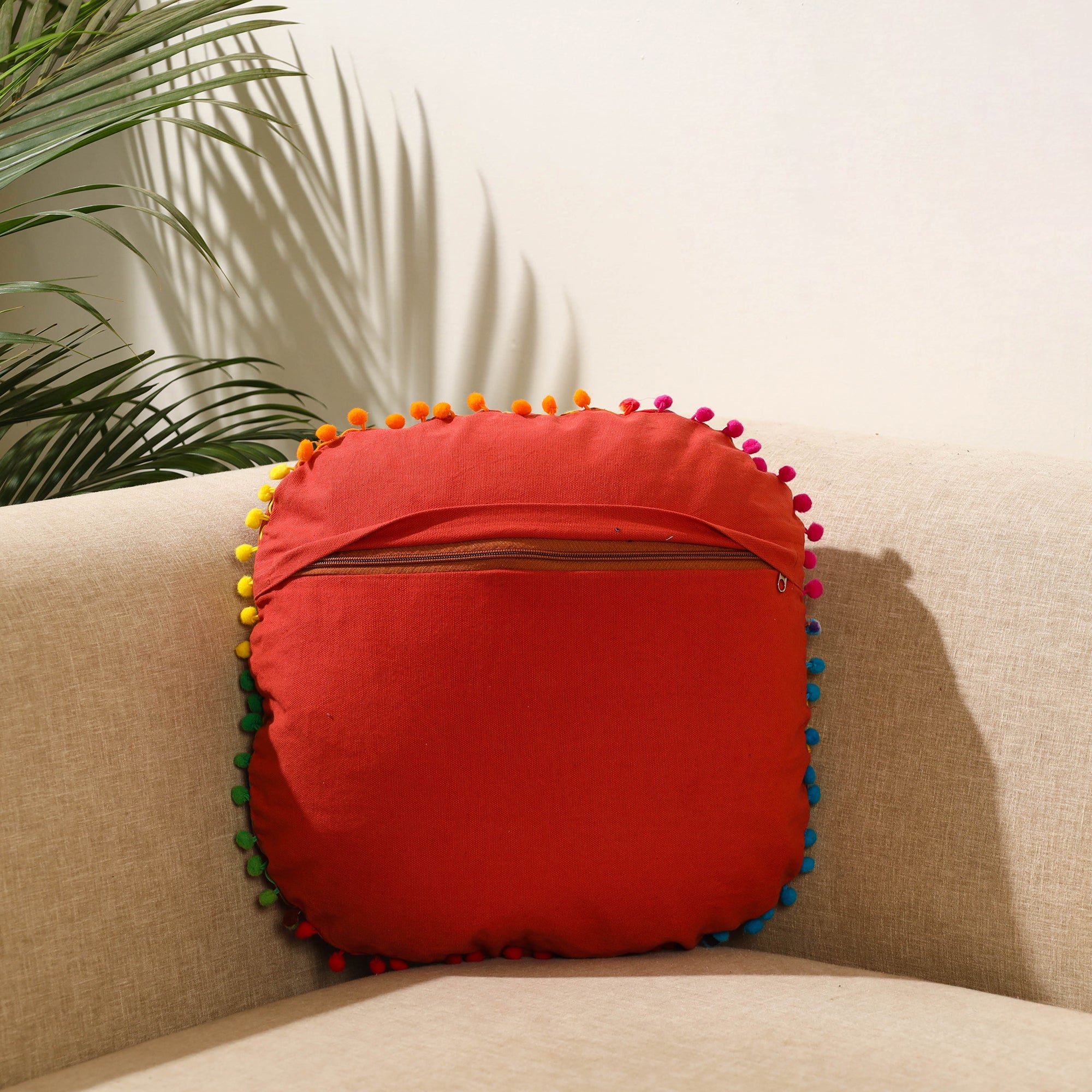 Buy Multicolor Suzani Embroidery Cushion Cover