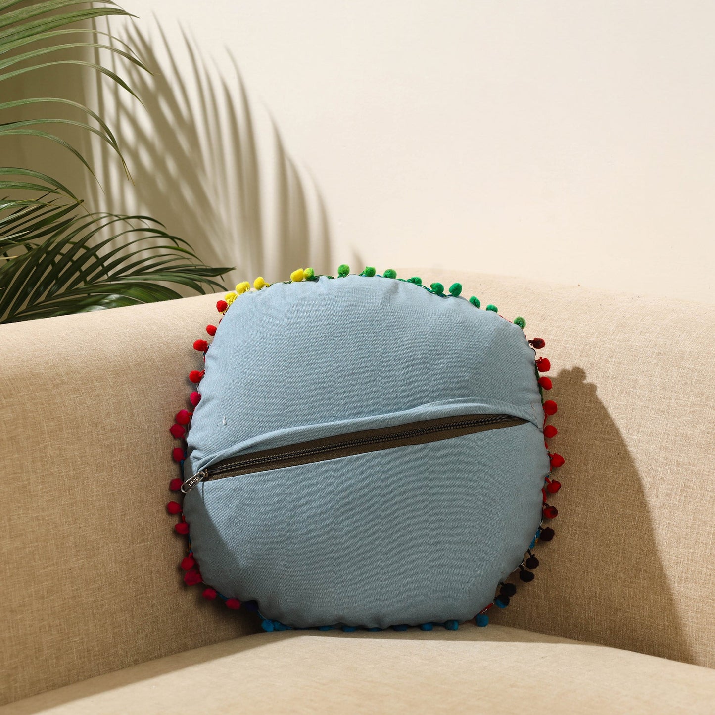 Buy Multicolor Suzani Embroidery Cushion Cover 