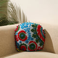 Buy Multicolor Suzani Embroidery Cushion Cover 