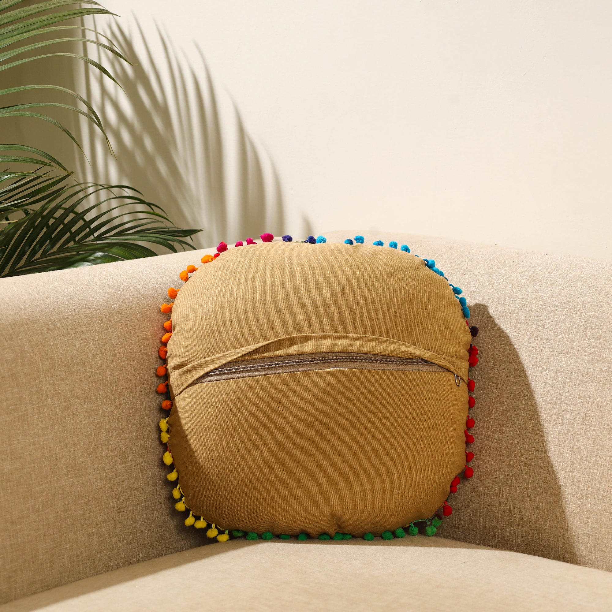 Buy Multicolor Suzani Embroidery Cushion Cover