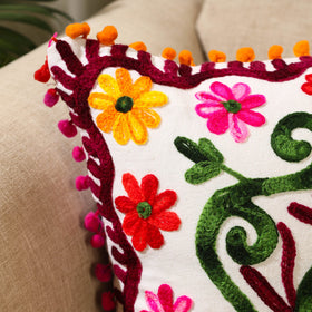 Multicolor Suzani Embroidery Cushion Cover 
