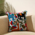  Multicolor Suzani Embroidery Cushion Cover