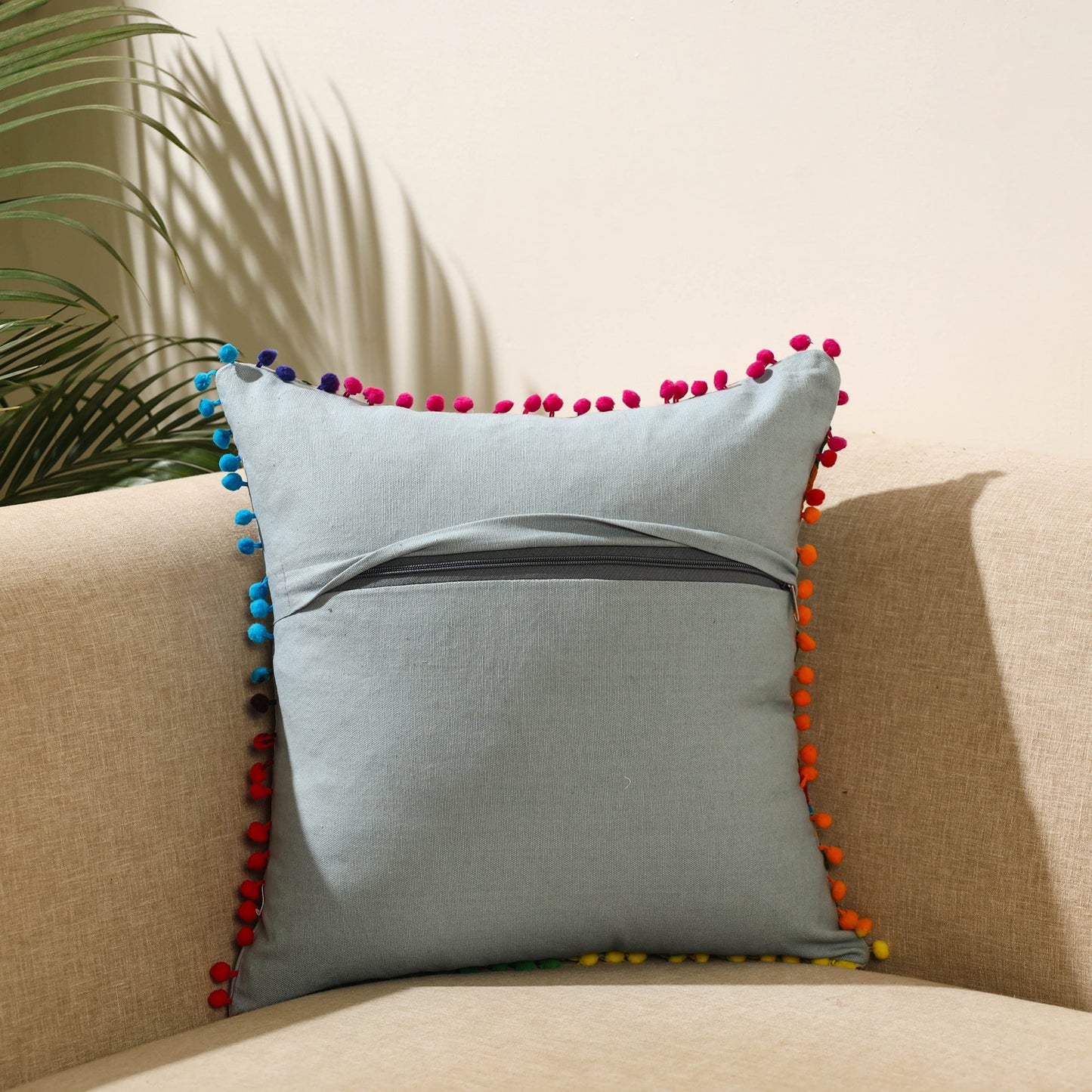  Multicolor Suzani Embroidery Cushion Cover
