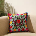  Multicolor Suzani Embroidery Cushion Cover 