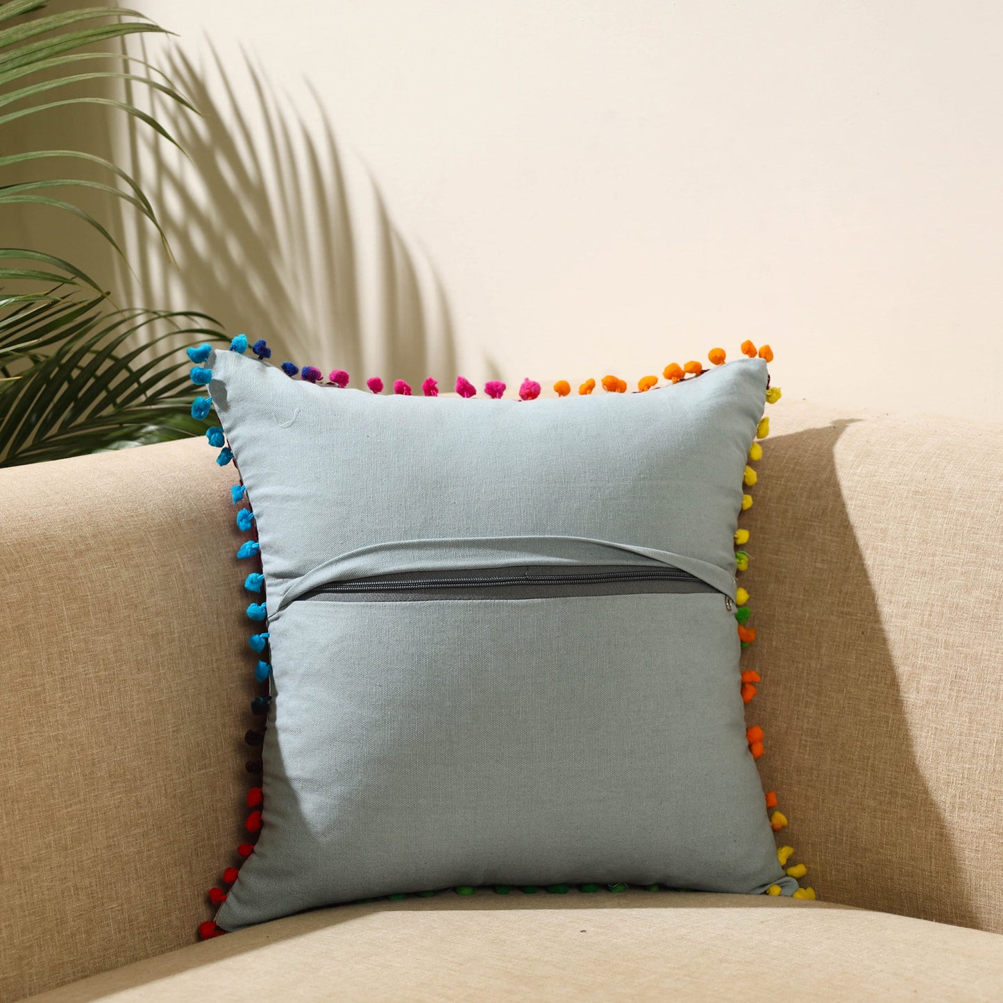  Multicolor Suzani Embroidery Cushion Cover 