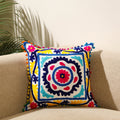 Buy Multicolor Suzani Embroidery Cushion Cover