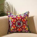Buy Multicolor Suzani Embroidery Cushion Cover 