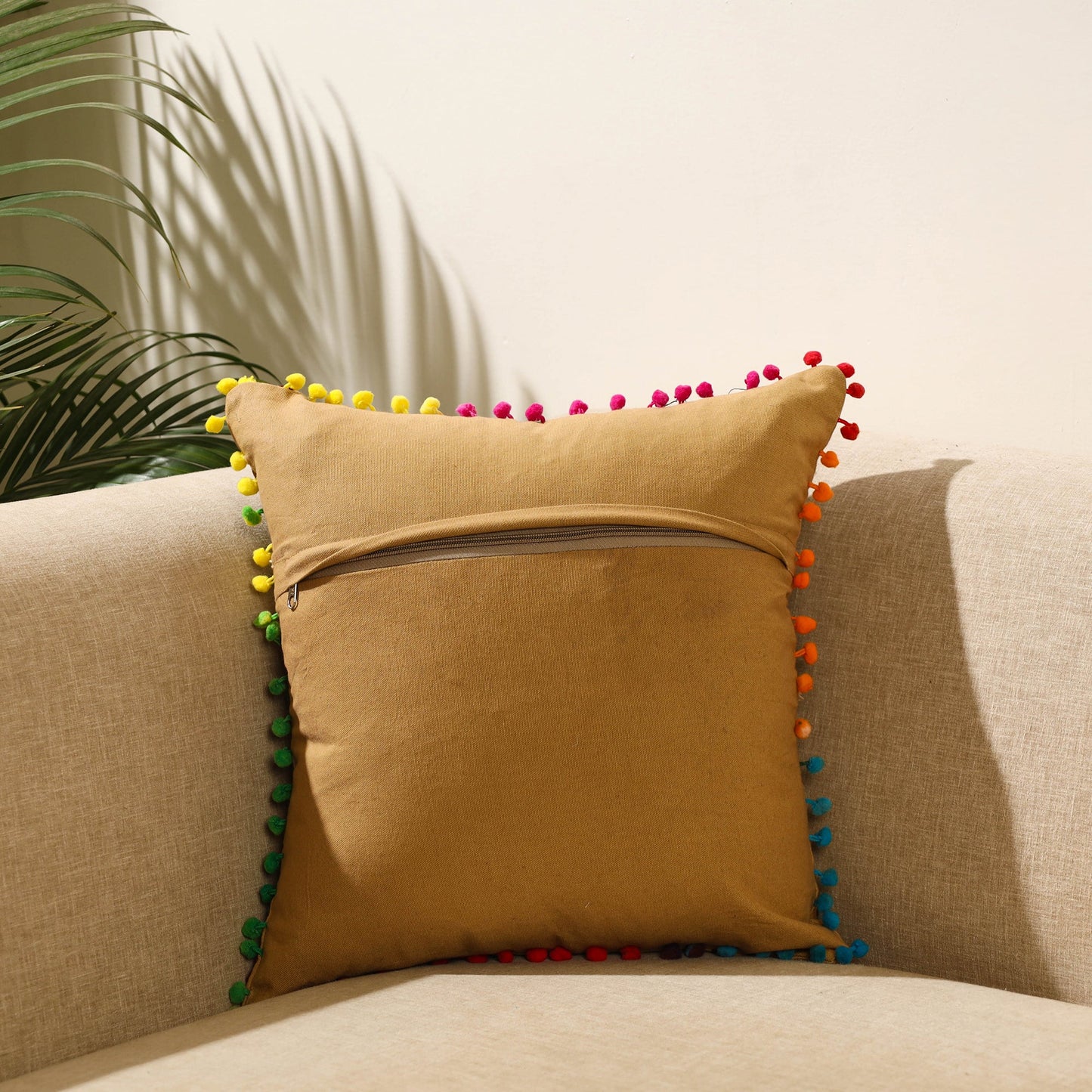  Multicolor Suzani Embroidery Cushion Cover 