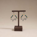 Multicolor - swara wooden beads earrings with german silver