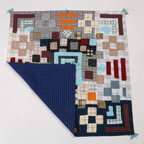 Multicolor - tagai patchwork baby quilt / gudri / blanket