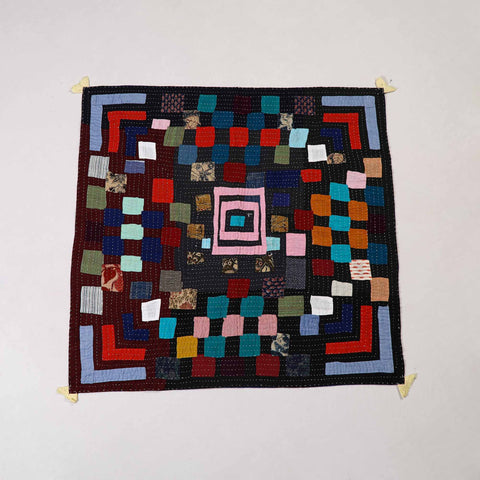 Multicolor - tagai patchwork baby quilt / gudri / blanket
