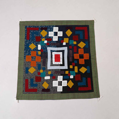 Multicolor - tagai patchwork baby quilt / gudri / blanket