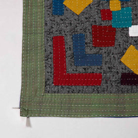 Multicolor - tagai patchwork baby quilt / gudri / blanket