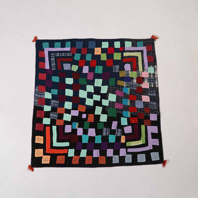 Multicolor - tagai patchwork baby quilt / gudri / blanket