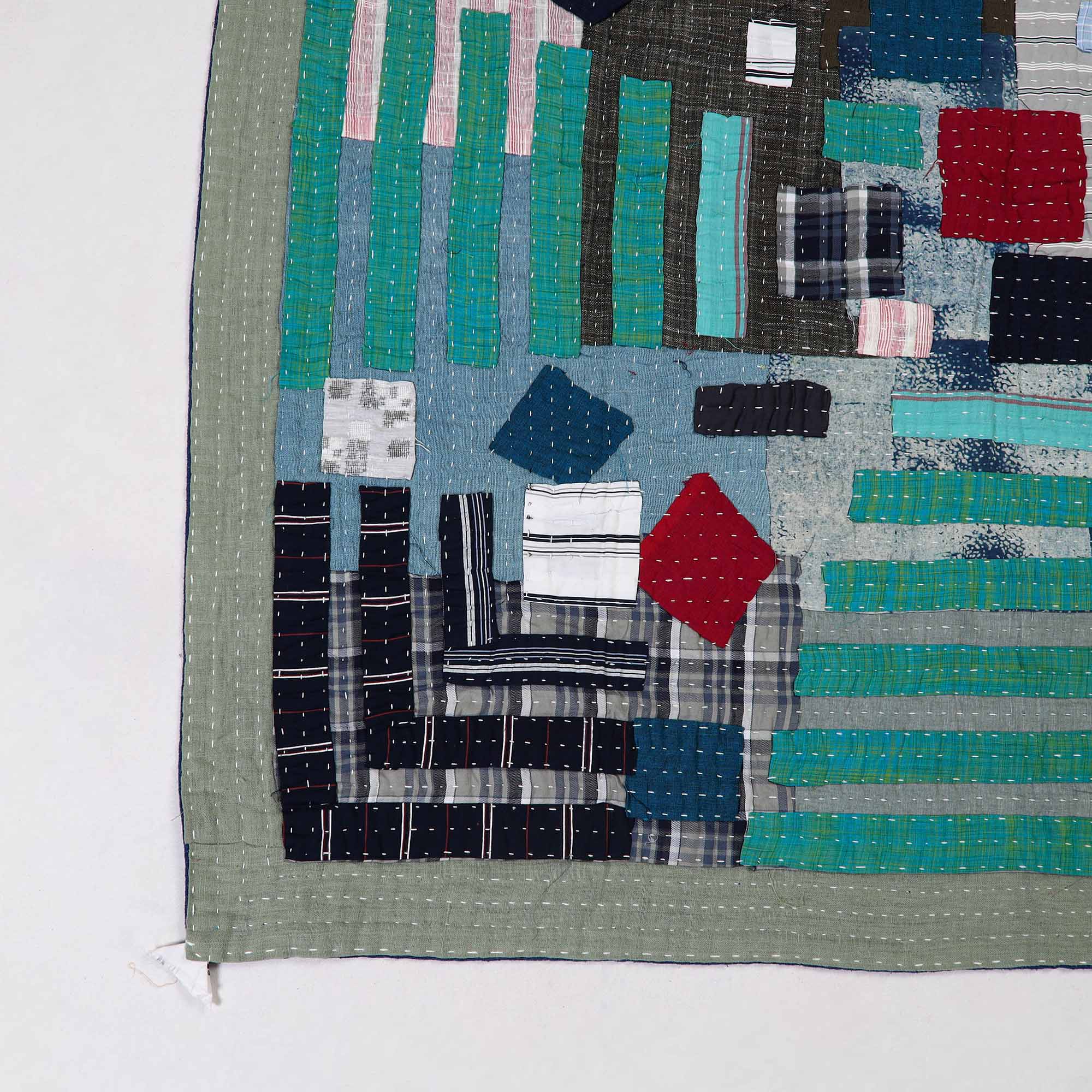 Multicolor - tagai patchwork baby quilt / gudri / blanket