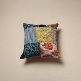 Tagai patchwork cushion cover (16 x 16 in) 03 - handcrafted