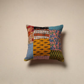 Tagai patchwork cushion cover (16 x 16 in) 06 - handcrafted