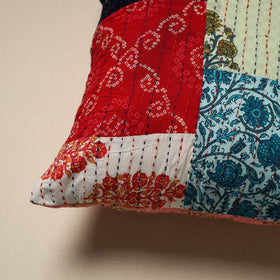 Tagai patchwork cushion cover (16 x 16 in) 07 - handcrafted