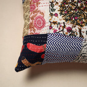 Tagai patchwork cushion cover (16 x 16 in) 100 - handcrafted